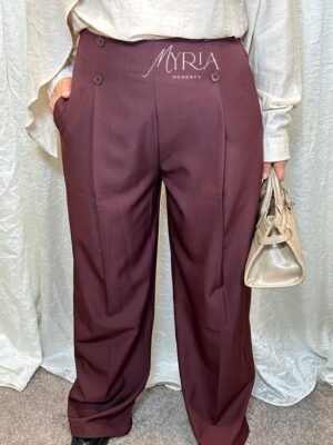 Pantalon Marinelle Bordeaux