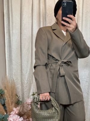 Blazer Latéral Taupe