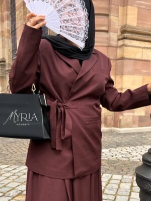 Blazer Latéral Bordeau