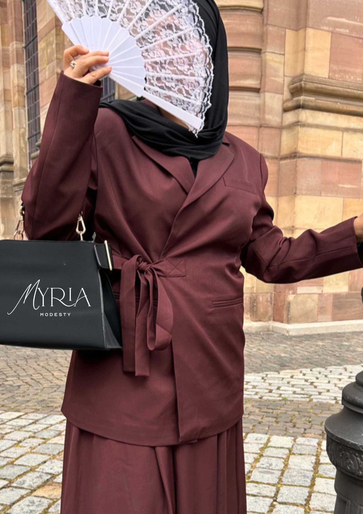 Blazer Latéral Bordeau