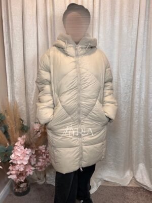 Doudoune Oversize Beige