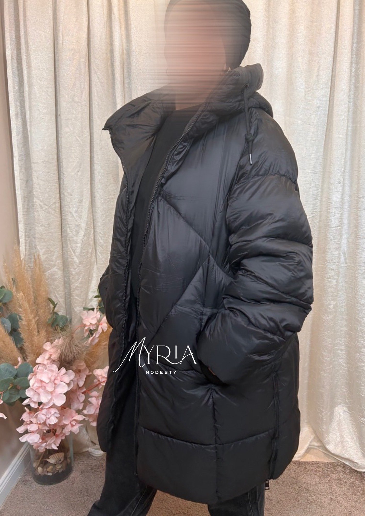 Doudoune Oversize Noire – Image 2