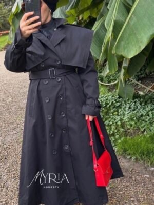 Trench ligne aérienne noir