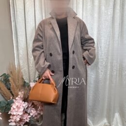 Manteau gris cendré