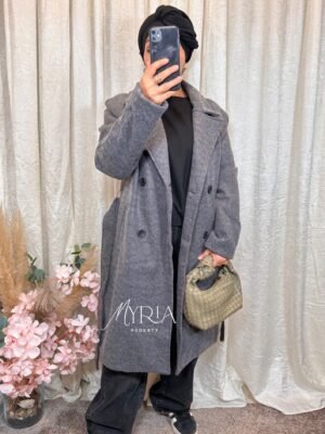 Manteau gris cendré