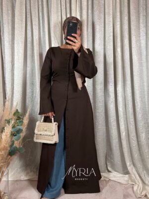 Robe Boutonnée Choco