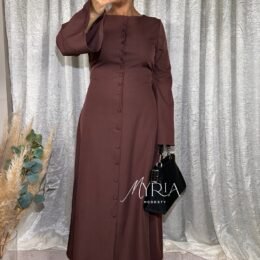Robe Boutonnée Choco