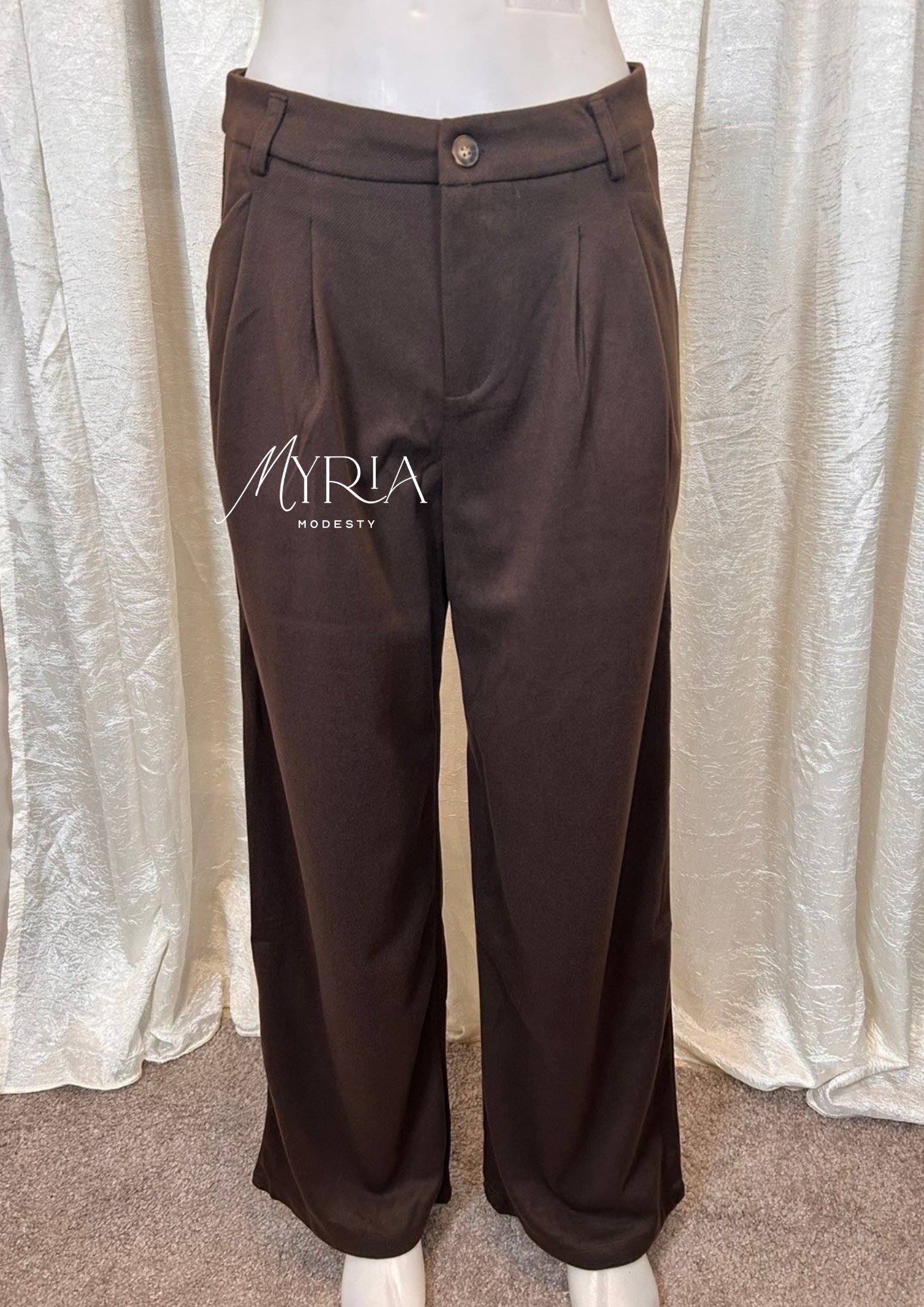 Pantalon Laineux Choco – Image 2